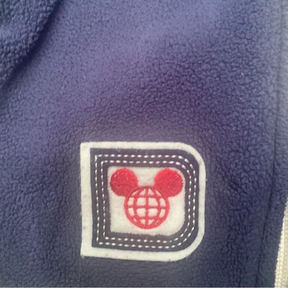 Disney Mickey Mouse full zip hooded sweater for baby size 18 month  dark blue - Picture 7 of 7